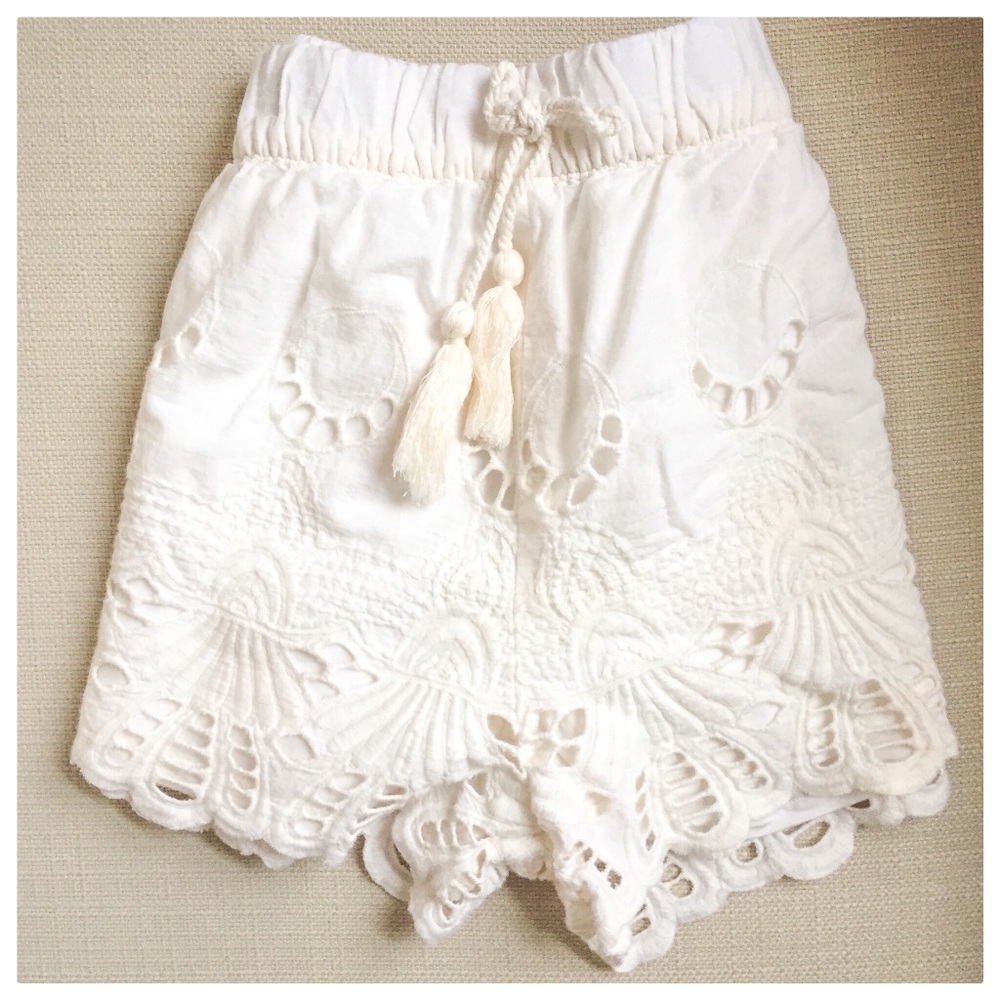 Anthropologie Sperlonga Lace Shorts Size PXS